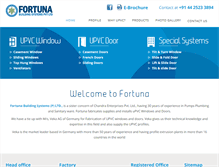 Tablet Screenshot of fortunawindows.com